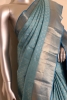 Exclusive Silver Kanjeevaram Silk Saree